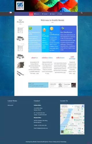 Simple Website for a Company